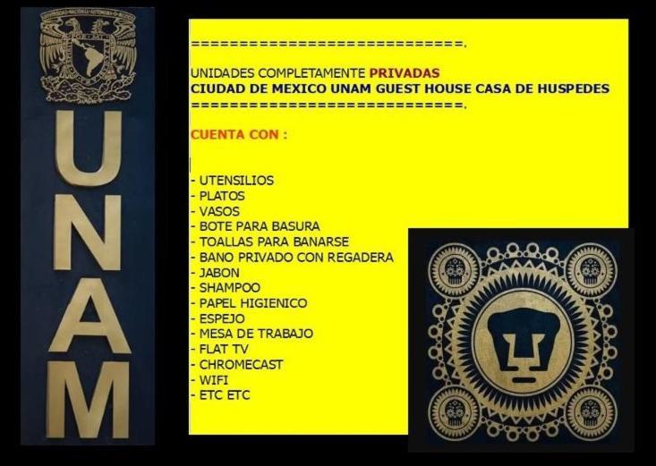 Ciudad De Mexico Unam Guest House Casa De Huespedes Exterior foto